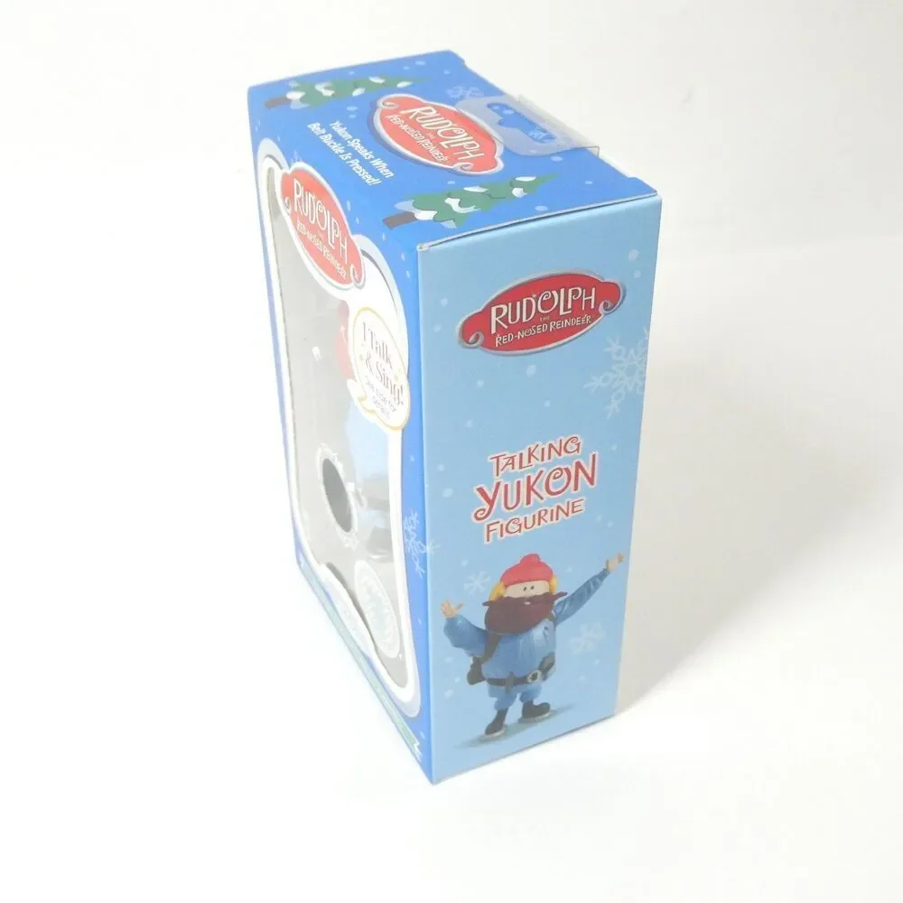Rudolph The Red-Nosed Reindeer Talking Yukon Action Figure w/Box DEAD BATTERY